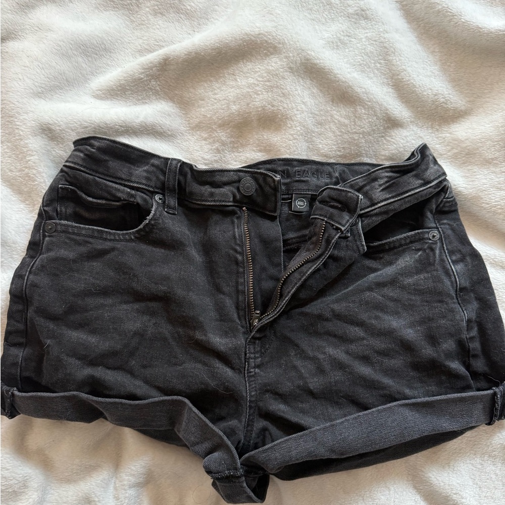 American Eagle Outfitters Dark Gray Jean Shorts